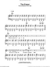 Cover icon of The Eraser sheet music for voice, piano or guitar by Thom Yorke, intermediate skill level