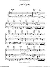 Cover icon of Black Swan sheet music for voice, piano or guitar by Thom Yorke, intermediate skill level