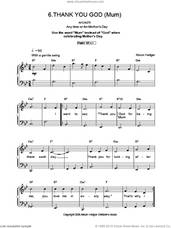 Cover icon of Thank You God sheet music for voice, piano or guitar by Alison Hedger, intermediate skill level