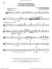 Cover icon of You'll Never Walk Alone (with Climb Every Mountain) sheet music for orchestra/band (viola) by Richard Rodgers, Margery McKay, Patricia Neway, Tony Bennett, Mark Hayes and Oscar II Hammerstein, intermediate skill level