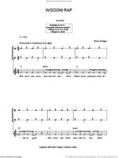 Cover icon of Wisdom Rap sheet music for voice and other instruments (fake book) by Alison Hedger, intermediate skill level