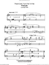 Cover icon of Planet Earth: Prelude sheet music for piano solo by George Fenton, intermediate skill level