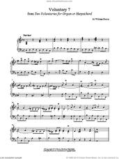 Cover icon of Voluntary 7 In D Minor From 10 Voluntaries For Harpsichord sheet music for piano solo by William Boyce, classical score, intermediate skill level