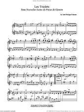 Cover icon of Les Triolets From Nouvelles Suites De Pieces De Clavecin sheet music for piano solo by Jean-Philippe Rameau, classical score, intermediate skill level
