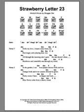 Cover icon of Strawberry Letter 23 sheet music for guitar (chords) by The Johnson Brothers, The Brothers Johnson and Shuggie Otis, intermediate skill level