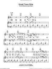 Cover icon of Small Town Girls sheet music for voice, piano or guitar by Gary Barlow, intermediate skill level