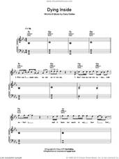Cover icon of Dying Inside sheet music for voice, piano or guitar by Gary Barlow, intermediate skill level