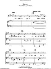 Cover icon of Love sheet music for voice, piano or guitar by Joni Mitchell, intermediate skill level