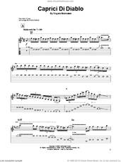 Cover icon of Caprici Di Diablo sheet music for guitar (tablature, play-along) by Yngwie Malmsteen, intermediate skill level