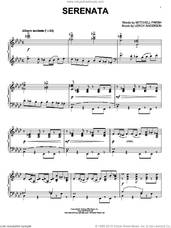 Cover icon of Serenata sheet music for piano solo by LeRoy Anderson and Mitchell Parish, classical score, intermediate skill level