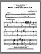 Cover icon of Lord, Teach Your Church sheet music for orchestra/band (handbells) by Joseph M. Martin, intermediate skill level