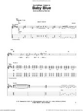 Cover icon of Baby Blue sheet music for guitar (tablature) by Badfinger and Pete Ham, intermediate skill level