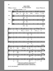 Cover icon of An Ode sheet music for choir (SATB: soprano, alto, tenor, bass) by Zachary Wadsworth and William Jefferson Clinton, intermediate skill level