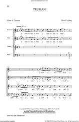 Cover icon of Truman sheet music for choir (SATB: soprano, alto, tenor, bass) by David Ludwig and Harry Truman, intermediate skill level