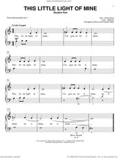 Cover icon of This Little Light of Mine sheet music for piano solo by Nancy and Randall Faber and Miscellaneous, intermediate/advanced skill level