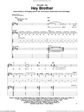 Cover icon of Hey Brother sheet music for guitar (tablature) by Avicii, Ash Pournouri, Salem Al Fakir, Tim Bergling, Veronica Maggio and Vincent Pontare, intermediate skill level