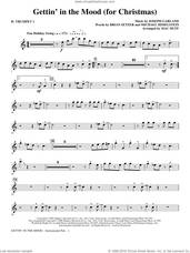 Cover icon of Gettin' In The Mood, for christmas sheet music for orchestra/band (Bb trumpet 1) by Brian Setzer, Joe Garland, Michael Himelstein and Mac Huff, intermediate skill level