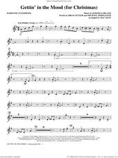 Cover icon of Gettin' In The Mood, for christmas sheet music for orchestra/band (baritone saxophone) by Brian Setzer, Joe Garland, Michael Himelstein and Mac Huff, intermediate skill level