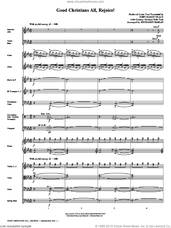 Cover icon of Good Christians All, Rejoice! (complete set of parts) sheet music for orchestra/band (Orchestra) by Benjamin Harlan, German Folk Tune, John Mason Neale and Medieval Latin, intermediate skill level
