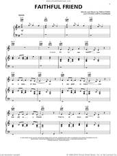 Cover icon of Faithful Friend sheet music for voice, piano or guitar by Twila Paris & Steven Curtis Chapman, Steven Curtis Chapman and Twila Paris, wedding score, intermediate skill level