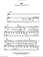 Cover icon of Alfie sheet music for voice, piano or guitar by Lily Allen and Greg Kurstin, intermediate skill level