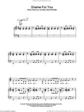 Cover icon of Shame For You sheet music for voice, piano or guitar by Lily Allen and Blair MacKichan, intermediate skill level
