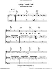 Cover icon of Pretty Good Year sheet music for voice, piano or guitar by Tori Amos, intermediate skill level