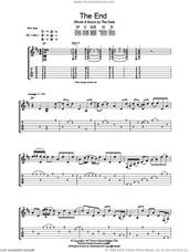 Cover icon of The End sheet music for guitar (tablature) by The Doors, intermediate skill level