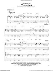 Cover icon of Trenches sheet music for guitar (tablature) by Pop Evil, Dave Bassett and Leigh Kakaty, intermediate skill level