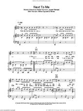 Cover icon of Next To Me sheet music for voice, piano or guitar by Shayne Ward, Alistair Tennant, Joseph Belmaati, Mich Hansen, Mikkel Sigvardt and Remee, intermediate skill level