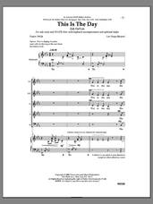 Cover icon of This Is the Day sheet music for choir (SSATB) by Lori Hope Baumel, intermediate skill level