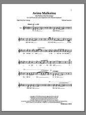 Cover icon of Avinu Malkeinu sheet music for choir (SATB: soprano, alto, tenor, bass) by Michael Isaacson, intermediate skill level