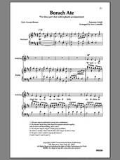 Cover icon of Boruch Ate sheet music for choir (3-Part) by Solomon Golub and Ken Corneille, intermediate skill level
