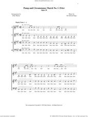Cover icon of Pomp and Circumstance March No. 1 (Trio) sheet music for choir (SATB: soprano, alto, tenor, bass) by Deke Sharon, Anne Raugh and Edward Elgar, intermediate skill level
