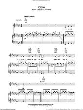 Cover icon of Icicle sheet music for voice, piano or guitar by Tori Amos, intermediate skill level