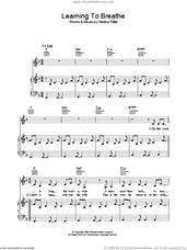 Cover icon of Learning To Breathe sheet music for voice, piano or guitar by Nerina Pallot, intermediate skill level