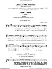 Cover icon of Song 3 (from Jack And The Beanstalk) sheet music for voice and other instruments (fake book) by Alison Hedger and Douglas Wootton, intermediate skill level