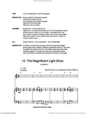 Cover icon of The Magnificent Light Show (from Mister Lillibub's Lovely Light Bulbs) sheet music for voice, piano or guitar by Alison Hedger, Linda Morse and Teresa Willford, intermediate skill level