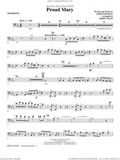 Cover icon of Proud Mary (arr. Kirby Shaw) sheet music for orchestra/band (trombone) by John Fogerty, Creedence Clearwater Revival, Ike & Tina Turner and Kirby Shaw, intermediate skill level