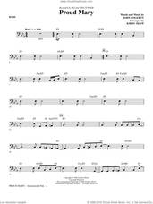 Cover icon of Proud Mary (arr. Kirby Shaw) sheet music for orchestra/band (bass) by John Fogerty, Creedence Clearwater Revival, Ike & Tina Turner and Kirby Shaw, intermediate skill level