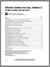 Cover icon of Effective Etudes For Jazz, Volume 2 - Bb Tenor Saxophone sheet music for tenor saxophone solo by Jeff Jarvis and Mike Carubia, intermediate skill level