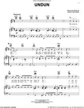Cover icon of Undun sheet music for voice, piano or guitar by The Guess Who and Randy Bachman, intermediate skill level