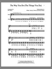 Cover icon of The Way You Do (The Things You Do) sheet music for choir (TTB: tenor, bass) by Deke Sharon, Anne Raugh and Robert Rogers, intermediate skill level