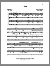 Cover icon of Gone sheet music for choir (SATB: soprano, alto, tenor, bass) by Deke Sharon, Anne Raugh, The Housejacks and Tristan Bishop, intermediate skill level