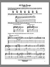 Cover icon of All Night Boogie sheet music for guitar (tablature) by Howlin' Wolf and Chester Burnett, intermediate skill level