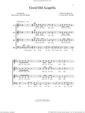 Cover icon of Good Old Acappella sheet music for choir (TTBB: tenor, bass) by Deke Sharon, Anne Raugh, L. Carter and O. Nevada, intermediate skill level