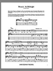 Cover icon of Moanin' At Midnight sheet music for guitar (tablature) by Howlin' Wolf and Chester Burnett, intermediate skill level