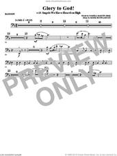 Cover icon of Glory to God! sheet music for orchestra/band (bassoon) by Mark Hayes and Pamela Martin, intermediate skill level