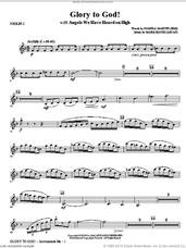 Cover icon of Glory to God! sheet music for orchestra/band (violin 2) by Mark Hayes and Pamela Martin, intermediate skill level