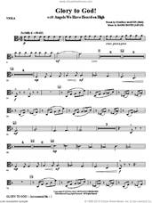 Cover icon of Glory to God! sheet music for orchestra/band (viola) by Mark Hayes and Pamela Martin, intermediate skill level